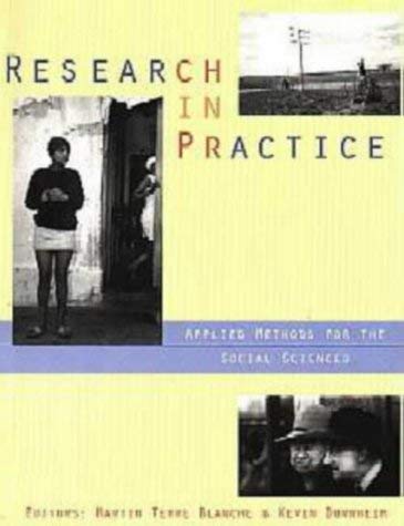 Research in Practice: Applied Methods for the Social Sciences by M. Terre Blanche