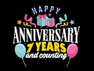 Happy Anniversary 7 Years And Counting: 7th Anniversary Guest Book