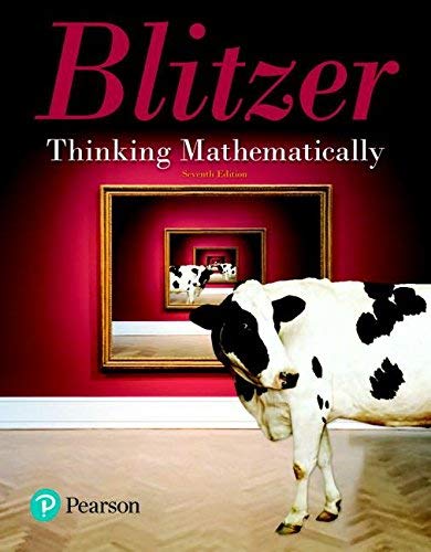 Learning Guide with Integrated Review for Thinking Mathematically by Robert Blitzer