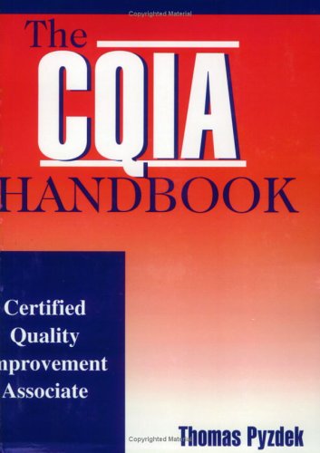 The CQIA Handbook -  Thomas Pyzdek