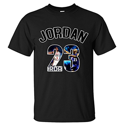 TOTOT Men's Michael Jordan Number 23 NBA American Former NBA Champion T Shirt