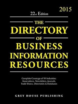 Directory of Business Information Resources, 2015