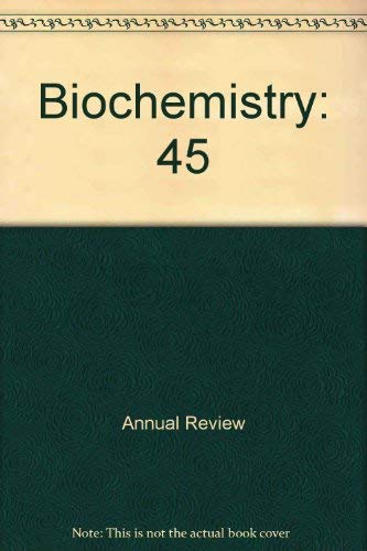 Annual Review of Biochemistry 1976 by E. E. Snell