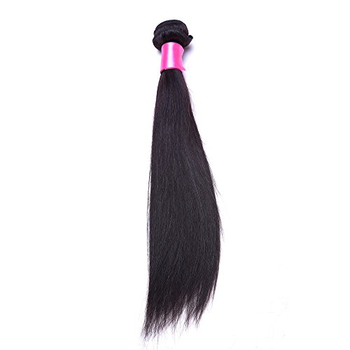 DFX Hair (TM) 8~30 inches 1 Bundle 100g Silky Straight Brazilian Virgin Human Hair Extension, Natural Color