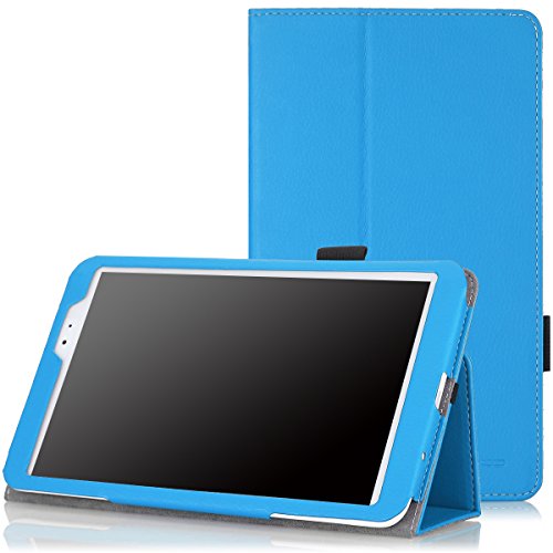 MoKo LG G Pad 8.3 Case - Slim Folding Cover Case for LG G PAD 8.3 Wifi Version V500/V510 & Verizon 4G LTE VK810, BLUE (With Smart Cover Auto Wake / Sleep, Interior Hand Strap, Stylus Pen Loop)