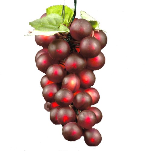 kurt adler giant purple grape lights