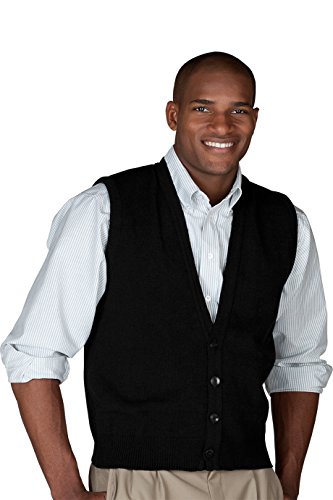 Ed Garments 352 Men's Button Front Vest With No Pockets