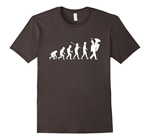 Evolution Tuba Shirt Funny Tuba Band Tee
