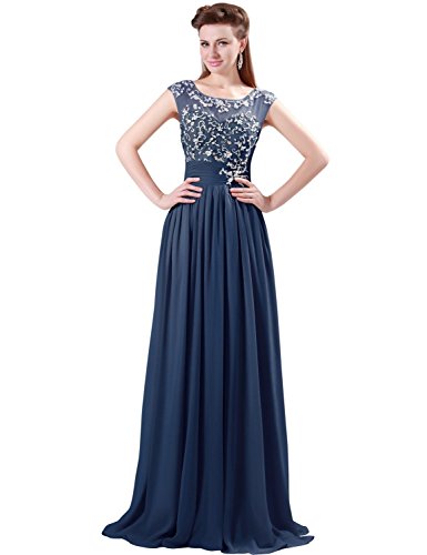

Grace Karin Women's Chiffon Beaded Elegant Evening Wedding Dresses