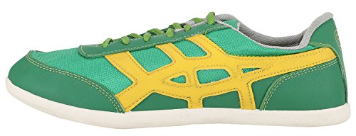 Globalite Men's Casual Shoes Wings ACE Green Yellow GSC0345
