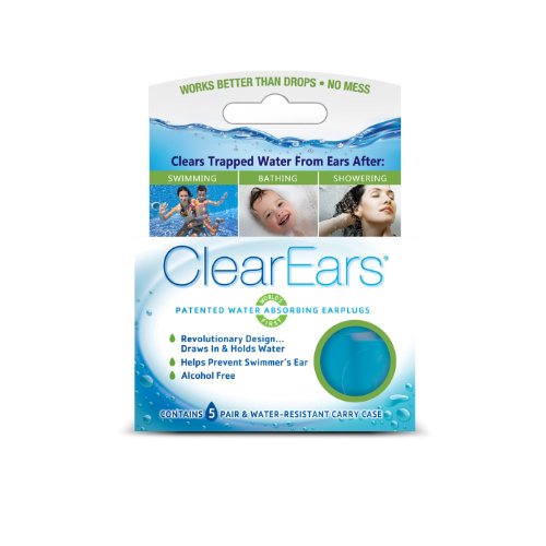 Clearears Clear Ears Water Absorbing Ear Plugs – 5 Pairs | Nakosite