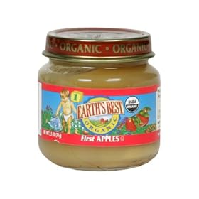 Earth's Best Baby Foods First Apples, 2.5-Ounce (Pack of 24)