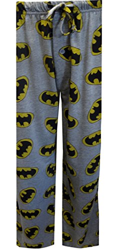 DC Comics Classic Men's Batman Logo Knit Lounge Pants