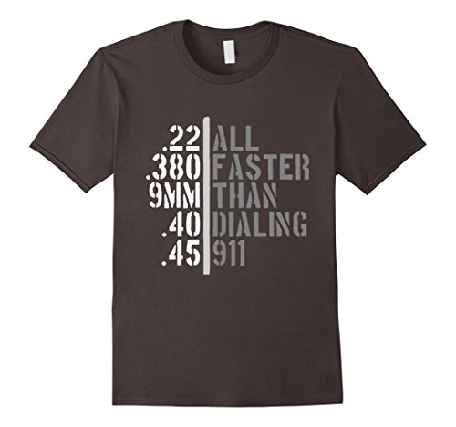 All Faster Than Dialing 911 Shirt Gun Lover Cop Gift 2nd