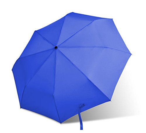 Bodyguard Auto Umbrella - Upscale and Elegant - Strong Waterproof, Windproof, Compact for Travel By Easy Carrying - Variety of Colors - Sturdy, High Quality - Lifetime Guarantee (Royal Blue)