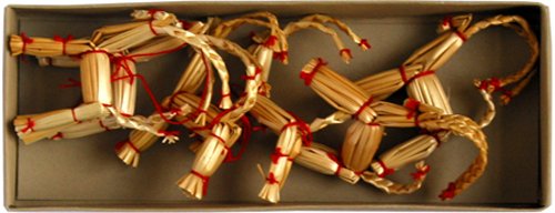 Straw Goat Ornaments - 6-Pack