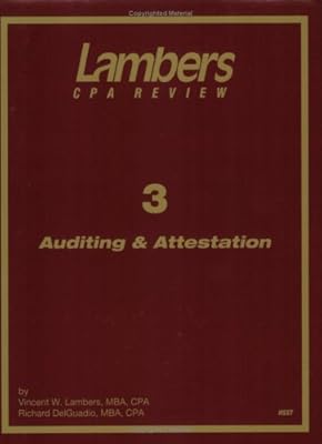 Auditing, 2007-2008 (Lambers Cpa Exam Review)