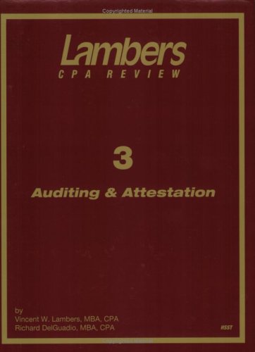Auditing, 2007-2008 (Lambers Cpa Exam Review) by Vincent Lambers