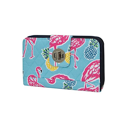 Animal Themed Prints NGIL Quilted Twist Lock Wallet