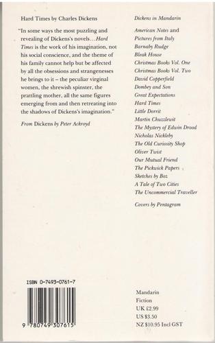 HARD TIMES by Charles Dickens