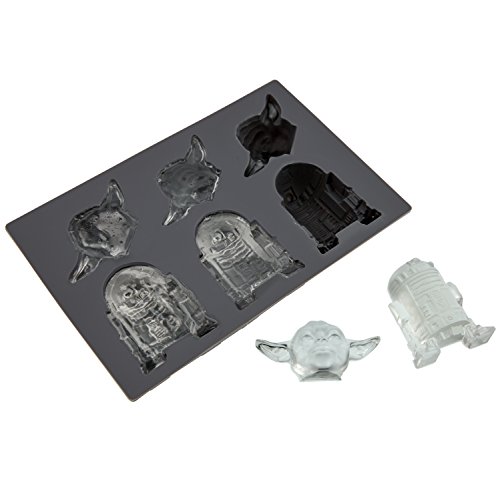 Star Wars Silicone Ice Cube Trays - Yoda and R2-D2 - Food Grade Silicone for Baking and Chocolate