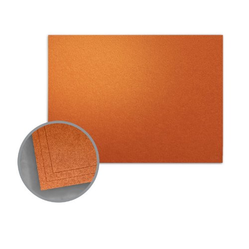 

ASPIRE Petallics Copper Ore Flat Cards - A4 (3 1/2 x 4 7/8) 98 lb Cover Metallic C/2S 800 per Carton