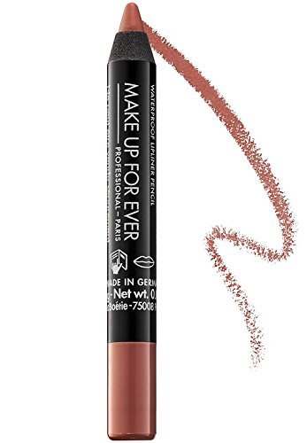 MAKE UP FOR EVER Aqua Lip Waterproof Lipliner Pencil Medium Natural Beige 3C (.5g) Mini