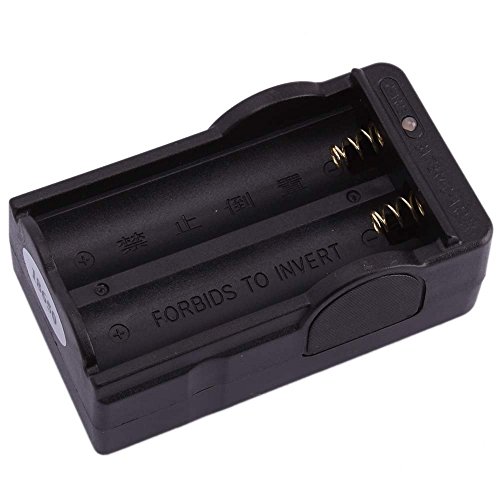 Generic 110v~240v Battery Charger for 18650 Rechargeable Battery Black