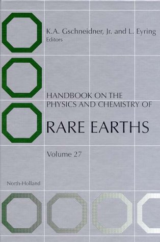 Handbook on the Physics and Chemistry of Rare Earths, Volume Volume 27 by Author Unknown
