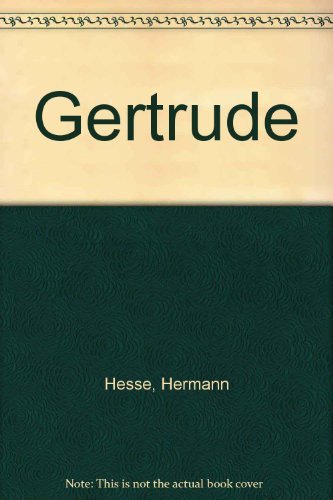 Gertrude by Hermann Hesse