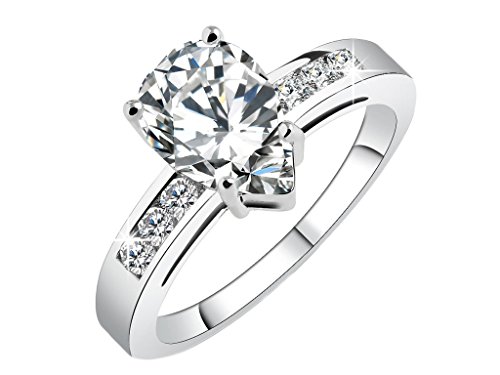 Berar Womens Fashion Temperament Zircon Crystal Gold Plating Tail Ring