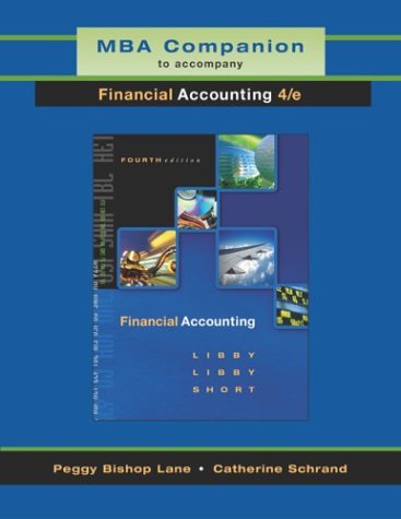 MBA Companion to accompany Financial Accounting by Robert Libby
