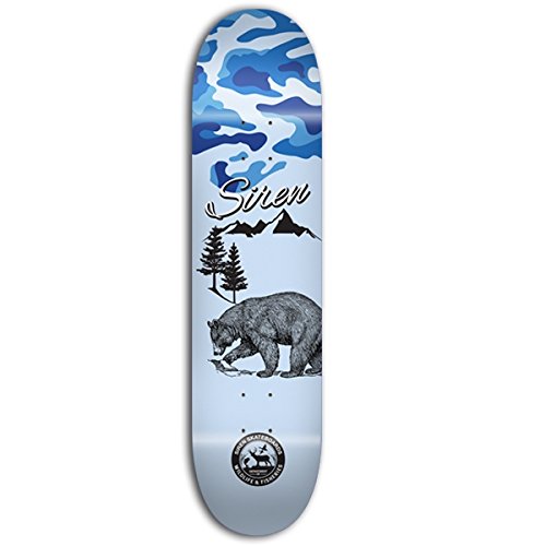 

Siren Wildlife 2 Bear Skateboard Deck, 8.25