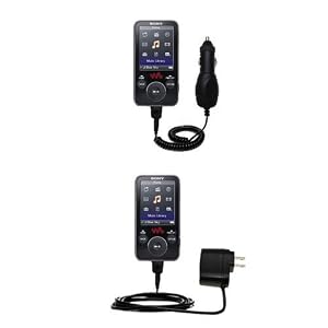 Car and Wall Charger Essential Kit for the Sony Walkman NWZ-S638F - uses Gomadic TipExchange Technology Car and Wall Charger Essential Kit for the Sony Walkman NWZ-S638F - uses Gomadic TipExchange Technology