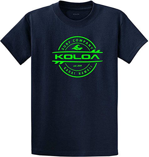 Koloa Surf Thruster Logo Short Sleeve Heavy Cotton T-Shirts. Regular, Big & Tall