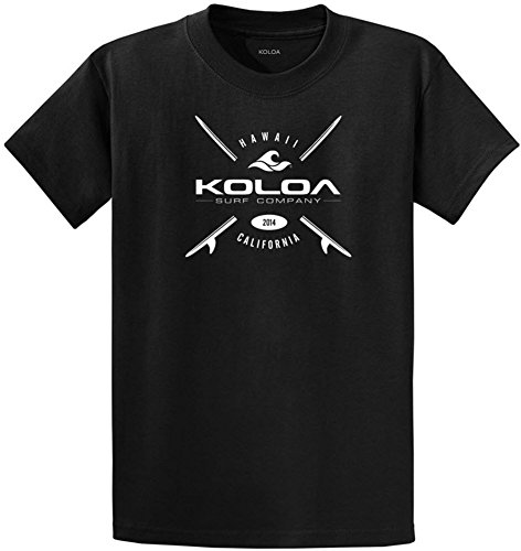 Koloa Surf X Boards Logo Heavy Cotton T-Shirts. Regular, Big and Tall Sizes