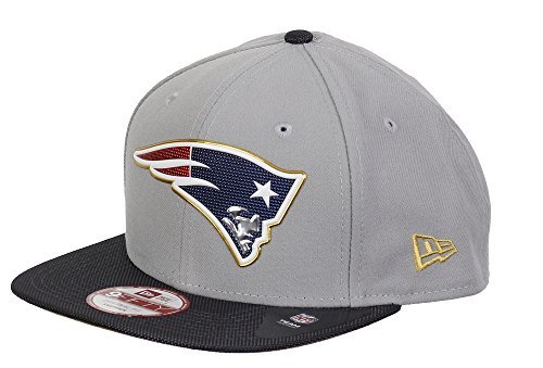New Era NFL NEW ENGLAND PATRIOTS Authentic Gold 9FIFTY Snapback Cap