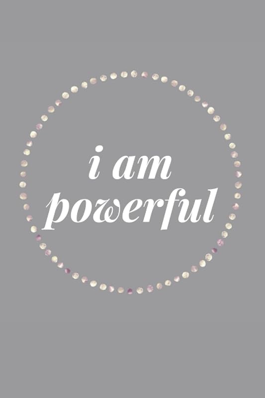 I Am Powerful: grid journal by e sheep