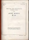 Erection and Maintenance Instructions for Army Model B-29 (T.O. No. 01-20EJ-2)