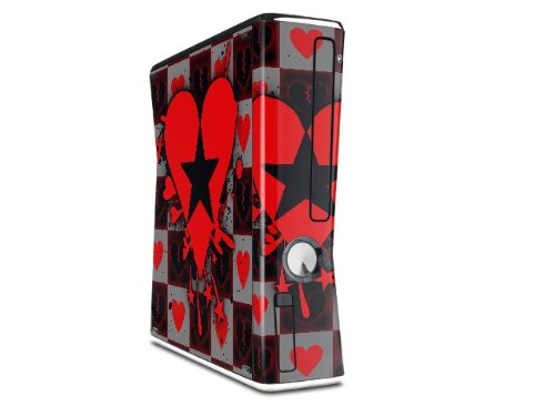 

Emo Star Heart Decal Style Skin for XBOX 360 Slim Vertical (OEM Packaging)
