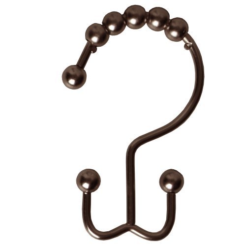 

Maytex Mills Metal Double Glide Shower Ring, Oil Rubbed Bronze, 12 Count Color: Oil Rubbed Bronze Model: 99024 Misc.