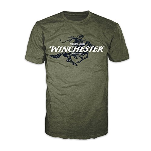 Official Winchester Mens Cotton Legend Rider Graphic Printed Short Sleeve T-Shirt