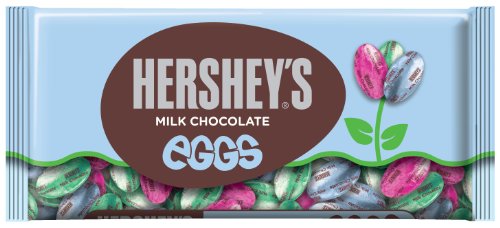 Algopix Similar Product 10 - Hershey's Milk Chocolate Eggs, 10 oz