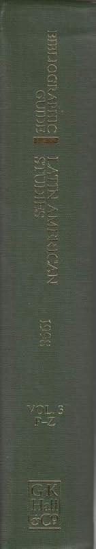 Bibliographic Guide to Latin American Studies 1998 by unknown author
