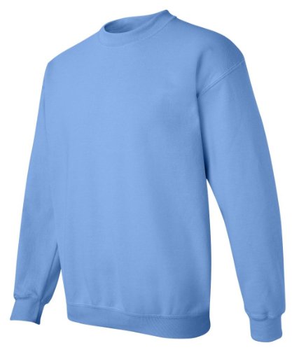 Gildan Men's Heavy Blend Crewneck Waistband Sweatshirt, Small, Carolina Blue