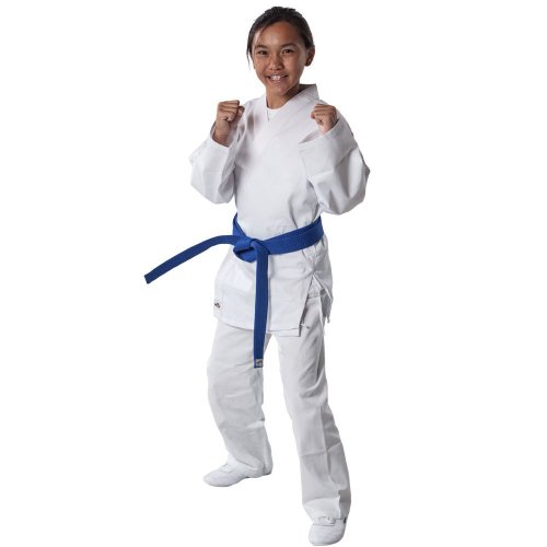White Light Weight Karate Uniform Size 4
