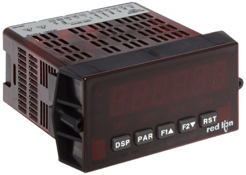 

Red Lion PAXTM Preset Timer Panel Meter, 6 Digit LED Display, 85-250 VAC, 50/60 Hz