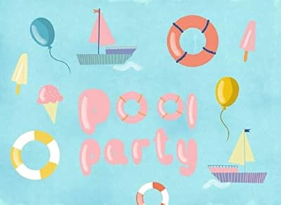 Pool Party: Guest Book: For parties, birthdays, themed baby showers and celebrations | Fun watercolor design | 250 guests and their messages