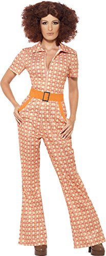 Smiffy's Women's Authentic 70's Chic Costume, Multi, Medium