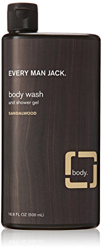Every Man Jack Body Wash - Sandalwood 16.9 FL Oz